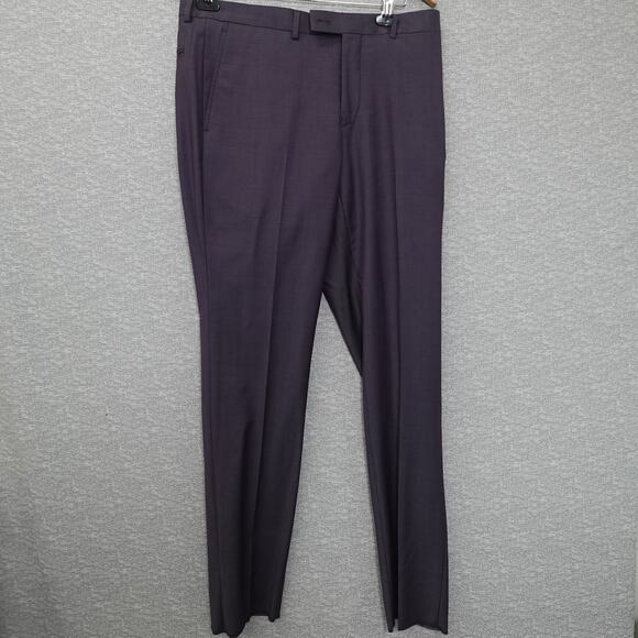 Ted Baker No Ordinary Joe London Purple Suit Jacket 40S & 34S Pants Set - Picture 8 of 16